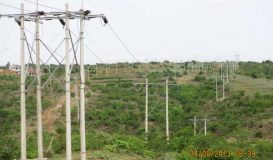 66 KV Electric Power Transmission Line & Switch Bay